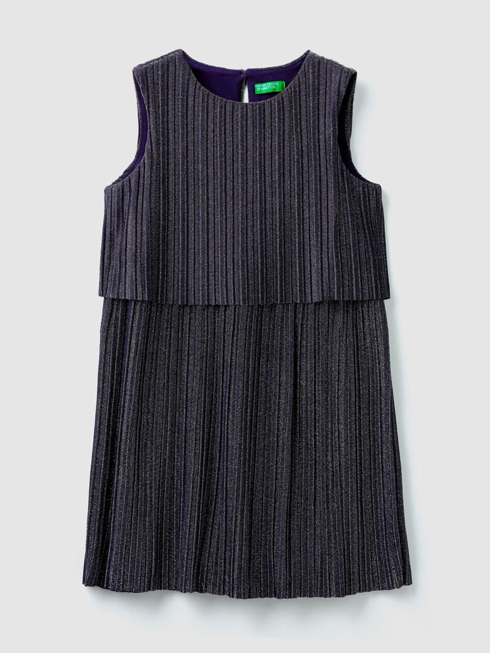 Robe plissée avec lurex image number 1