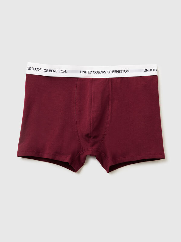 Boxer en coton extensible Homme