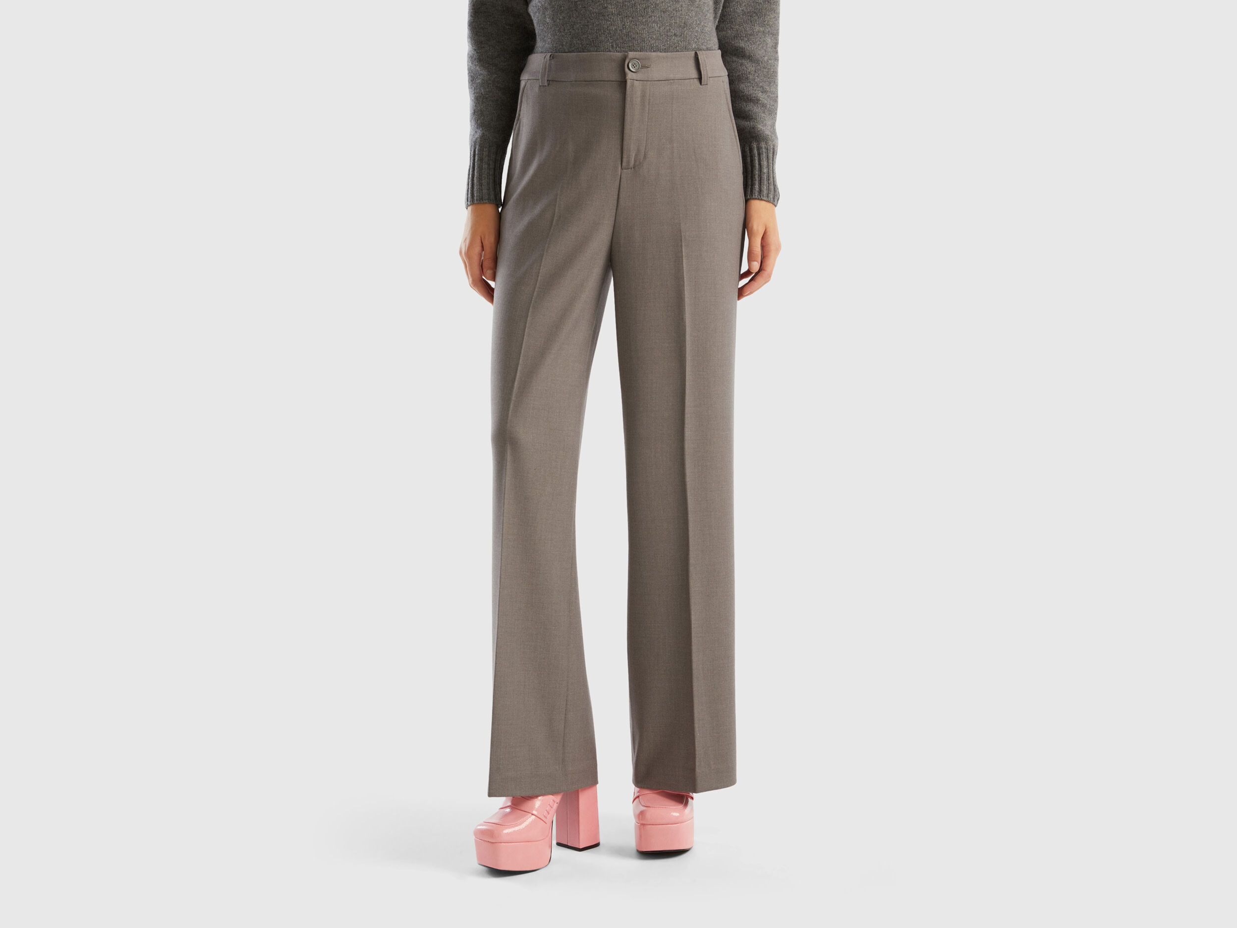 Pantalon flanelle femme clearance