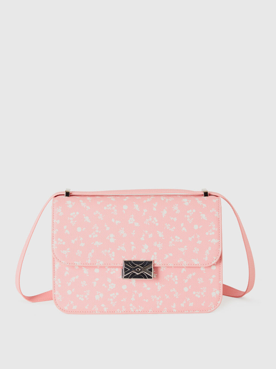 Grand sac Be Bag rose à motif floral
