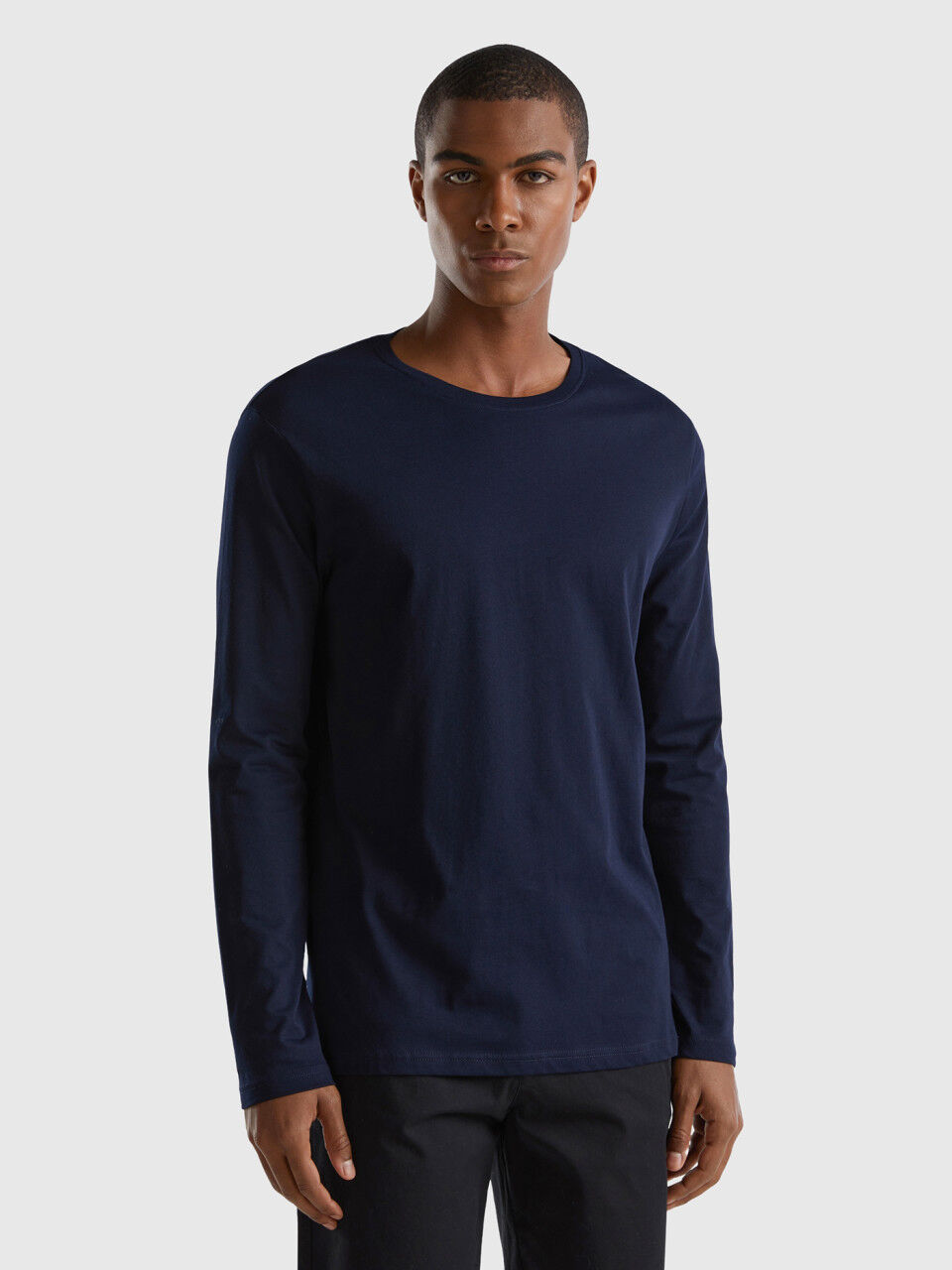 Tee shirt coton manches longues homme outlet