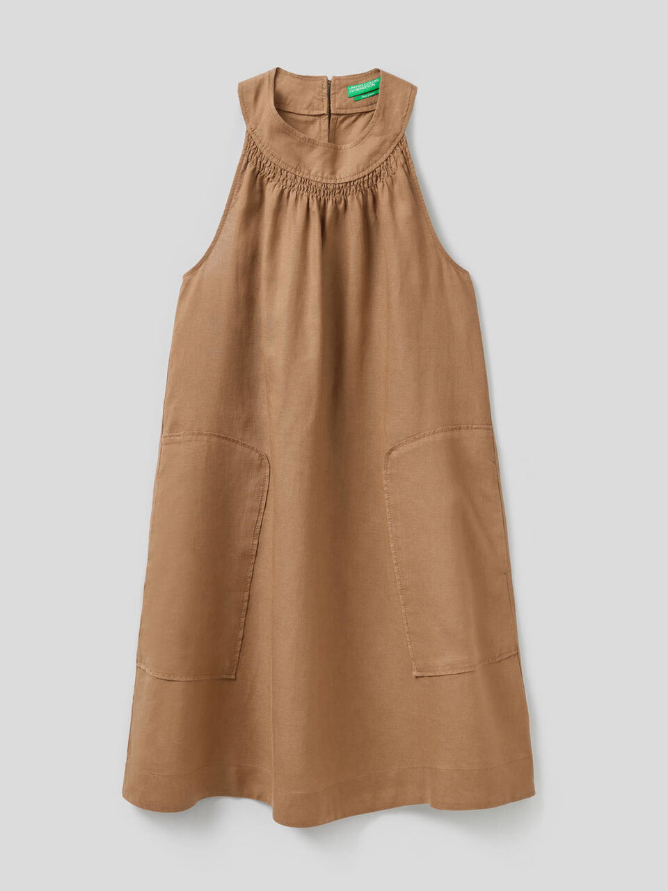 Robe courte en 100% lin image number 1