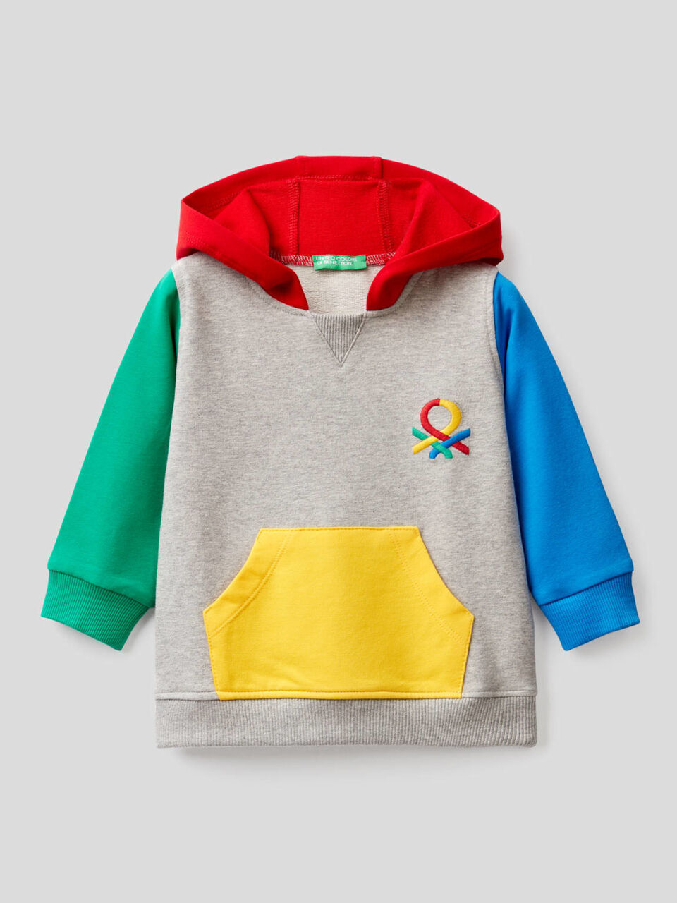 Sweat avec capuche en coton bio stretch image number 1