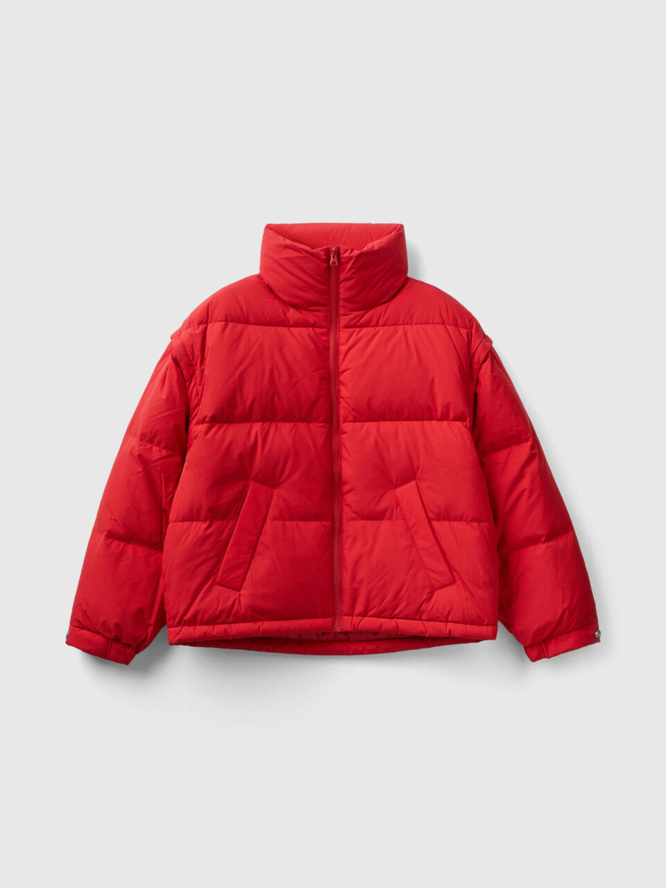Doudoune courte new arrivals rouge femme