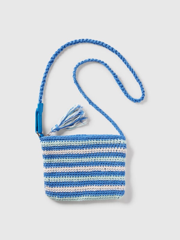 Sac au crochet avec pompons Filles