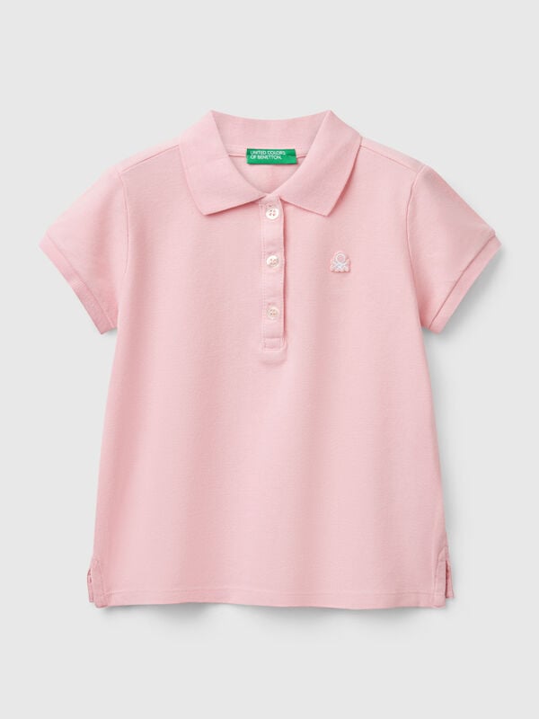 Polo à manches courtes en coton  Filles
