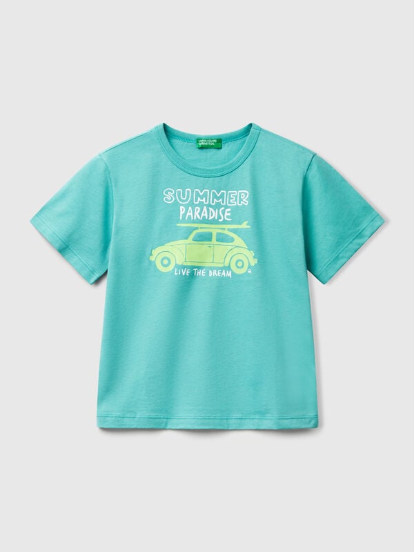 T-shirt à imprimé fluo Garçon