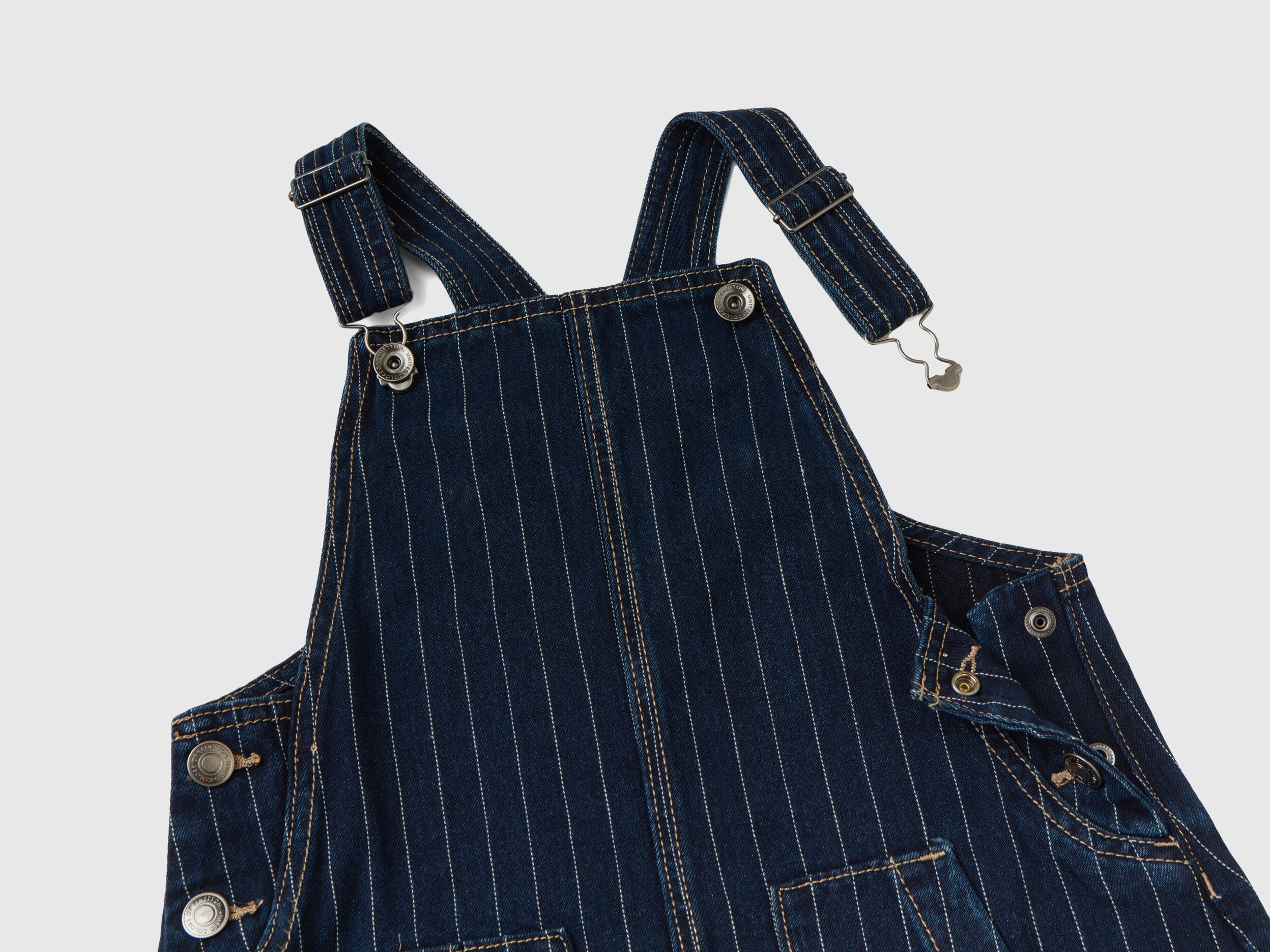 Salopette jeans best sale benetton