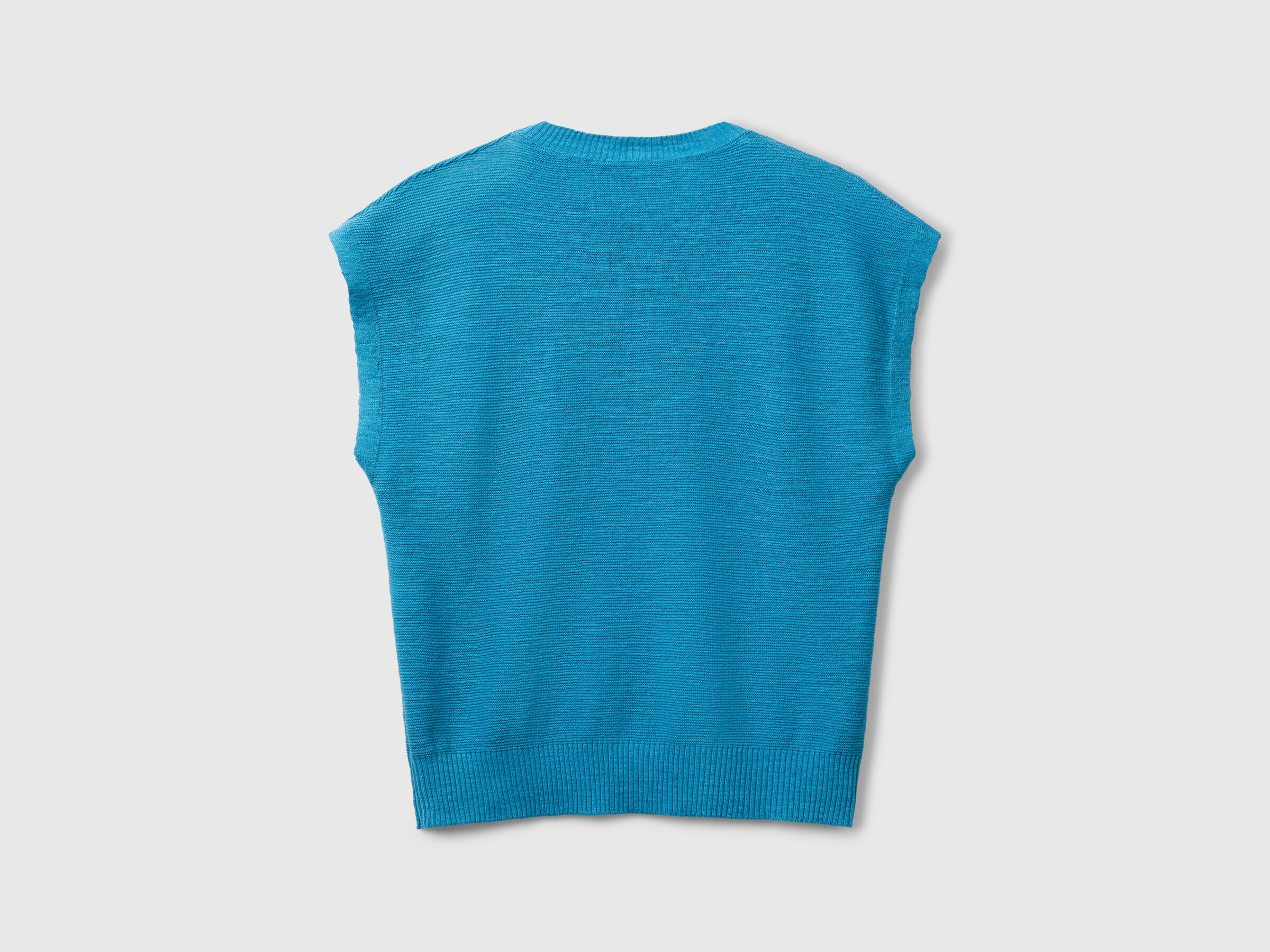 SLEEVELESS SWEATER Femme image number 4