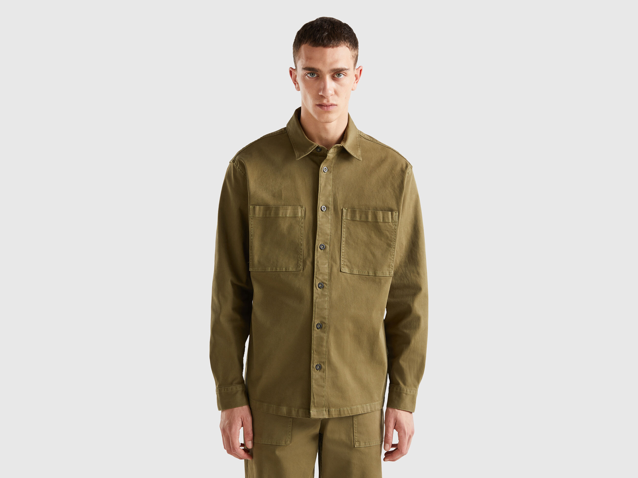 Chemise benetton homme on sale