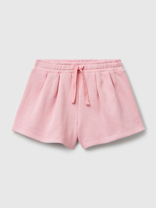 Short en molleton de coton Filles