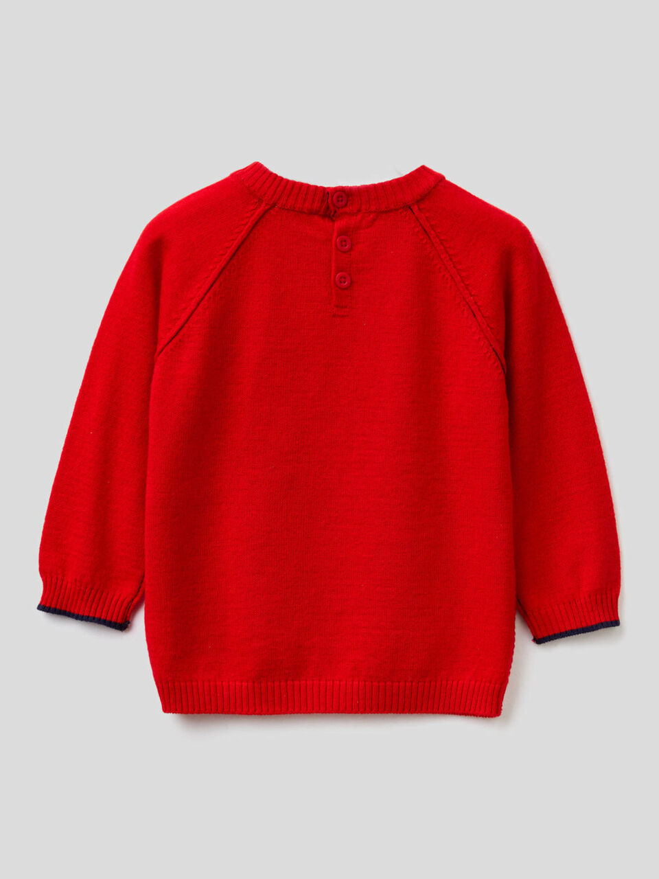 Pull col rond avec manches raglan image number 2