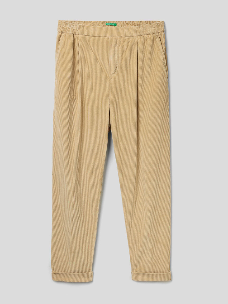 Chino en velours avec taille stretch image number 1