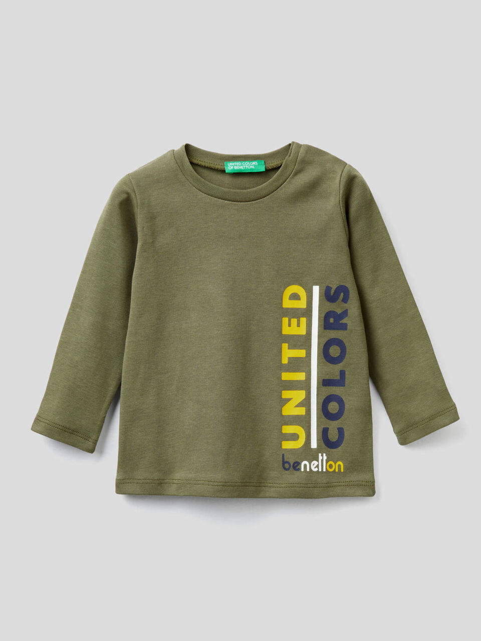 T-shirt manches longues en coton bio image number 1