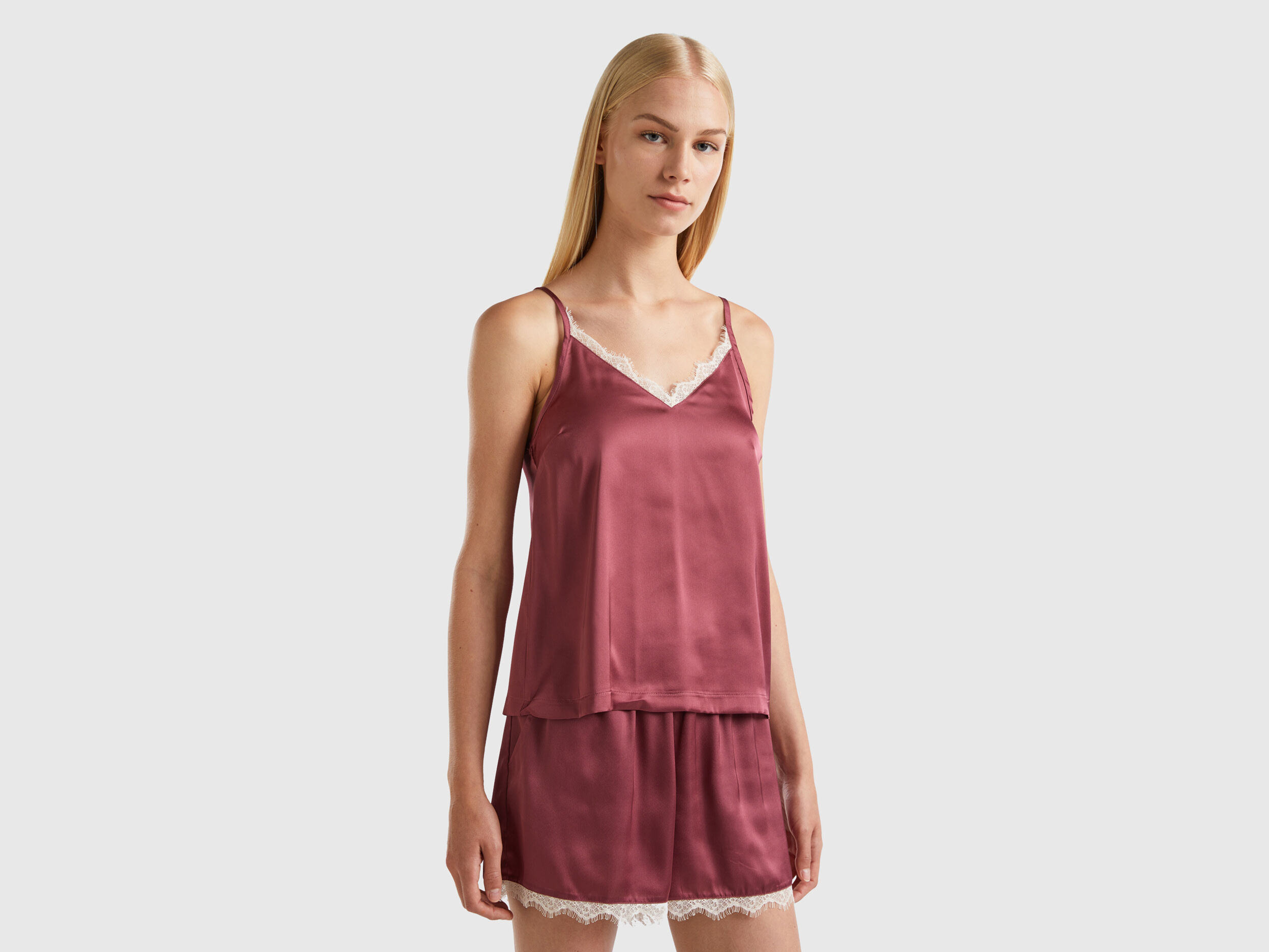 Débardeur discount satin femme