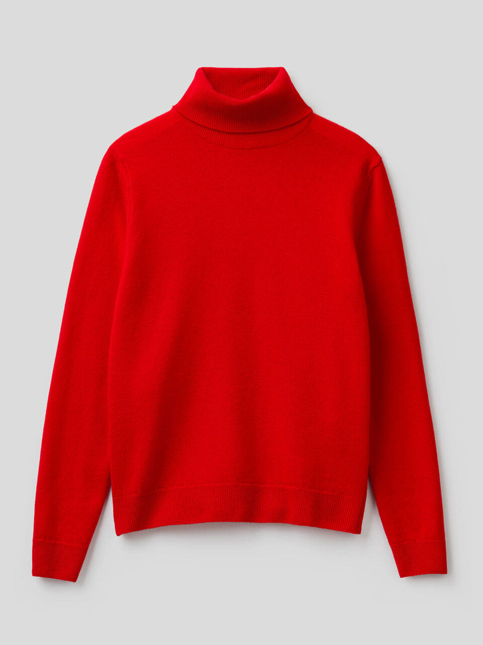 Pull chaud col roulé en pure laine vierge image number 1