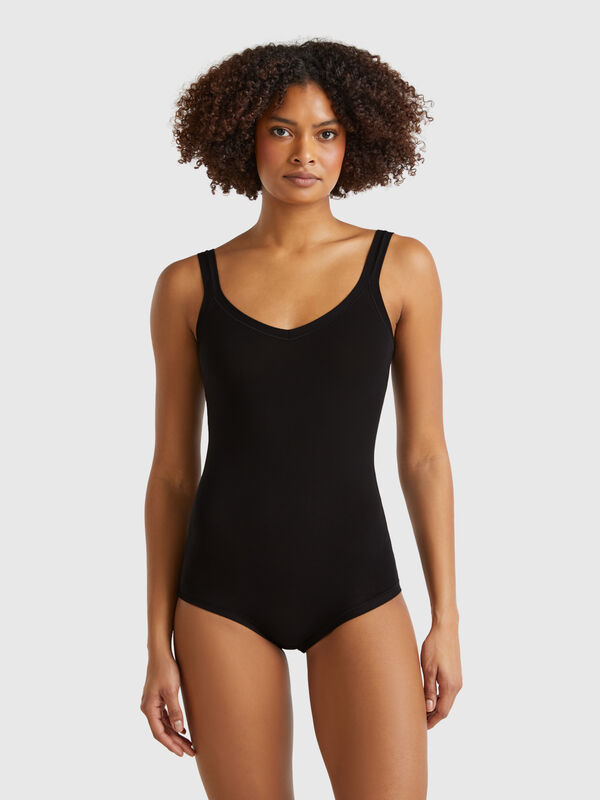 Body en coton super stretch Femme