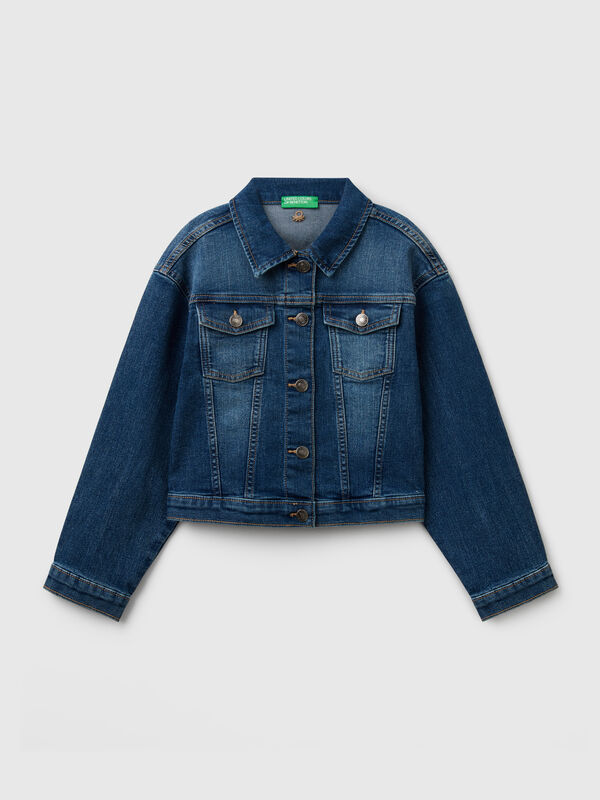 Veste en jean oversize Filles