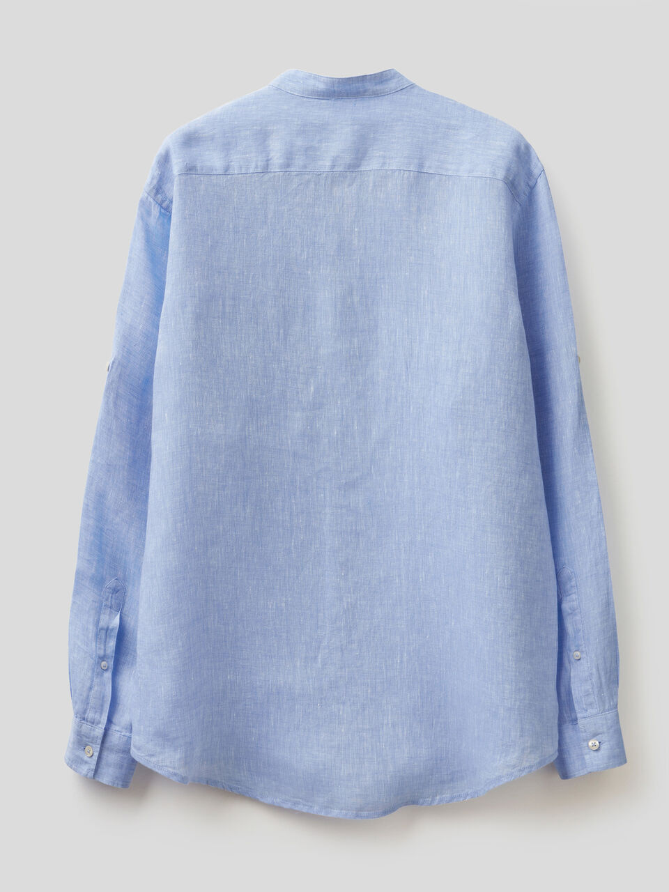 Chemise en lin avec col mao image number 2
