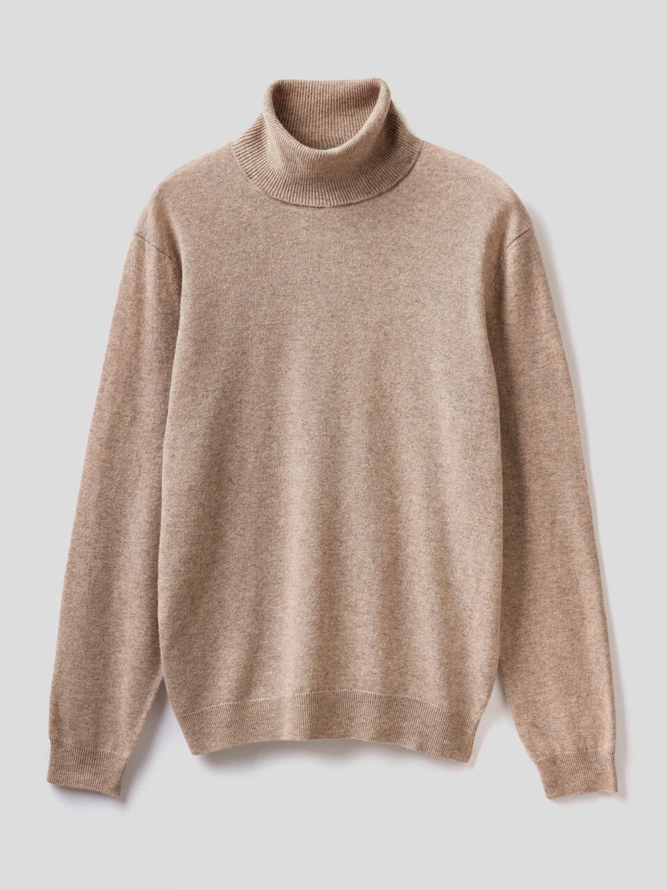 Pull col roulé en pure laine vierge image number 1