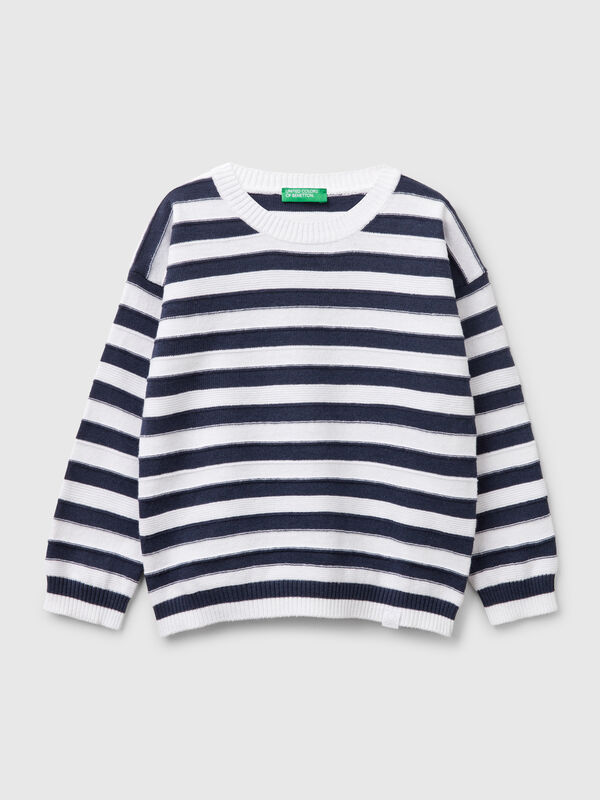 Pull rayé en coton  Garçon
