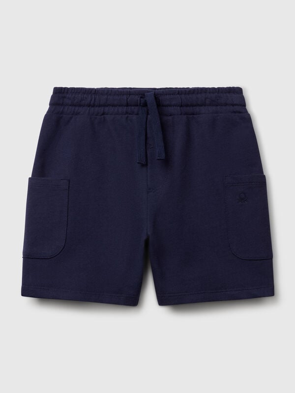 Short cargo en coton Garçon