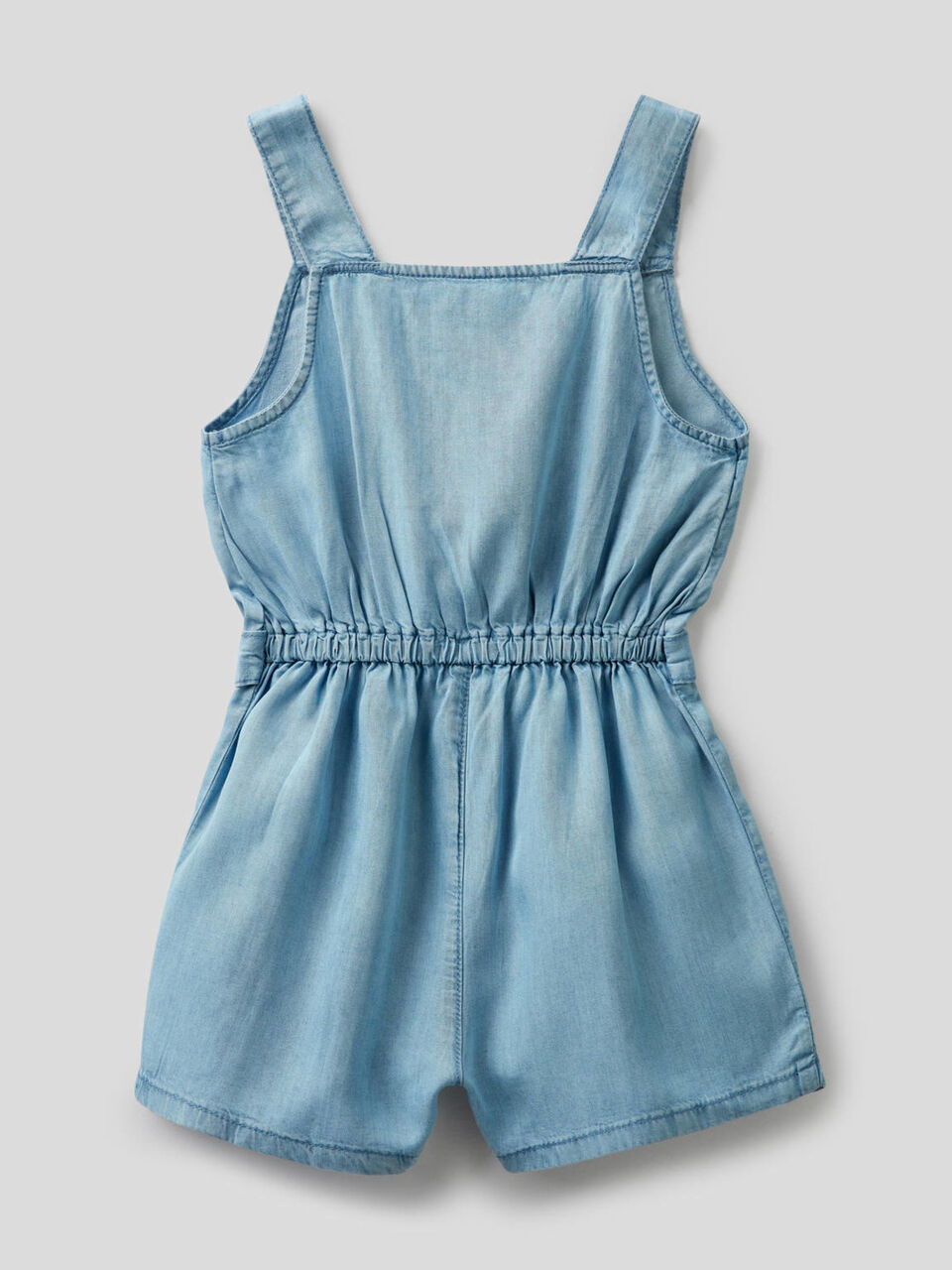 Combi-short en jeans léger image number 2