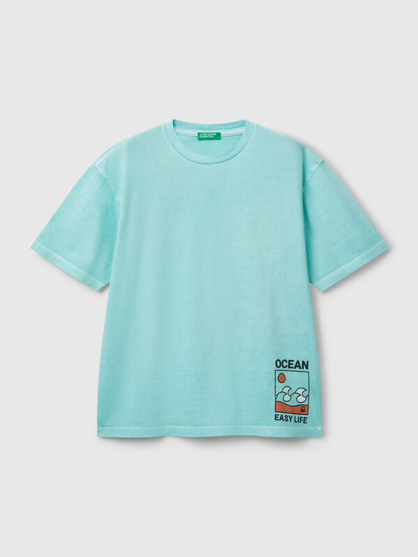 T-shirt avec imprimé devant et dos Garçon