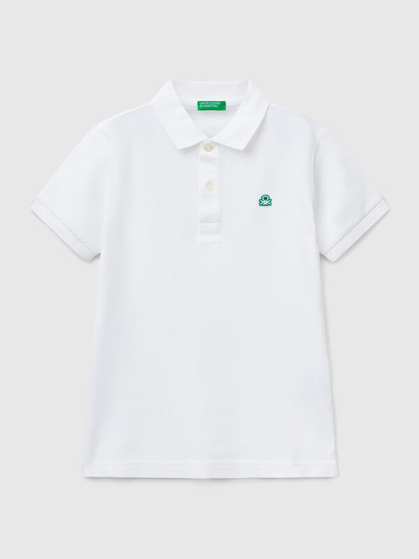 Polo slim en pur coton Garçon