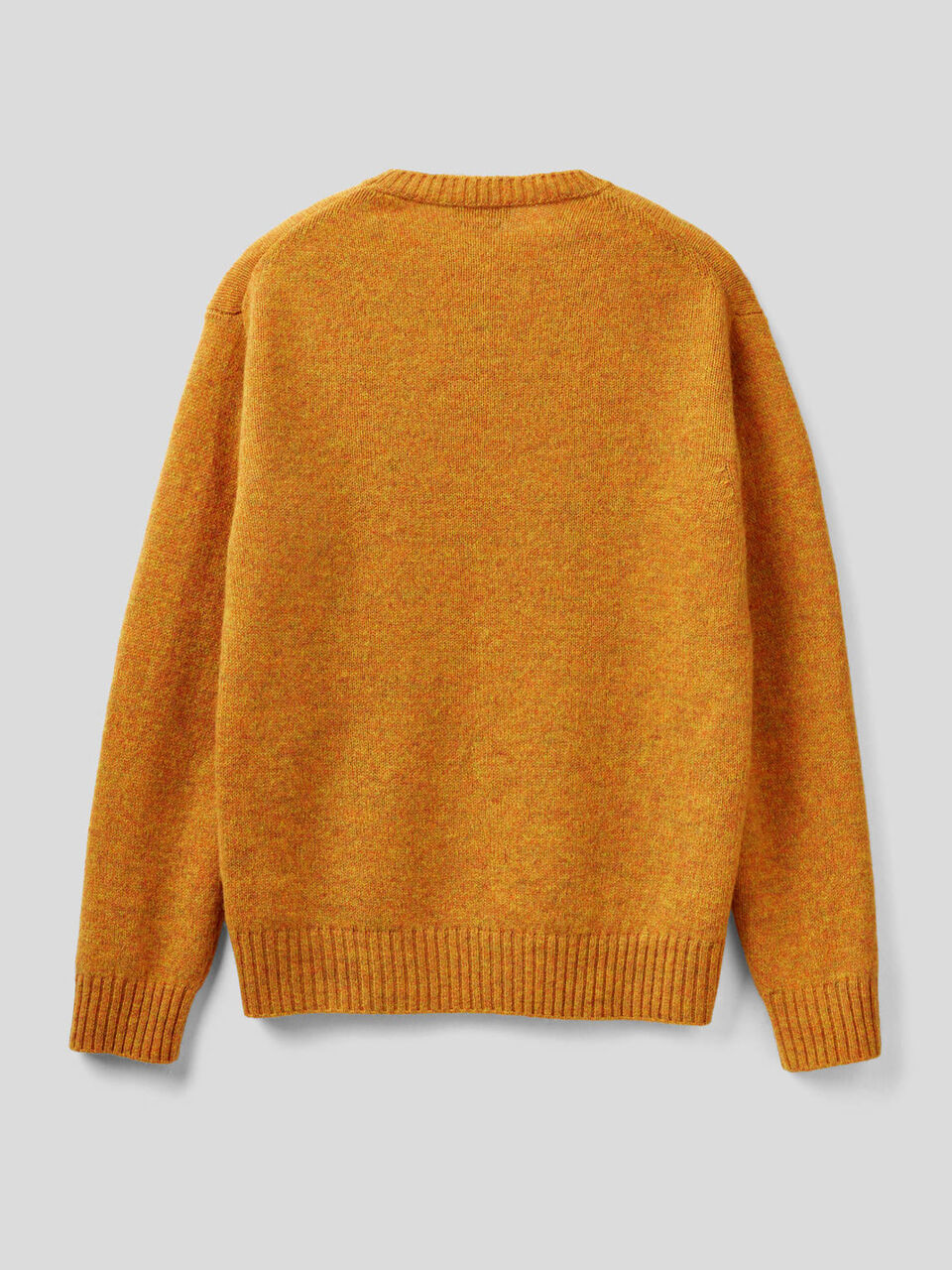 Pull col rond en pure laine Shetland image number 2