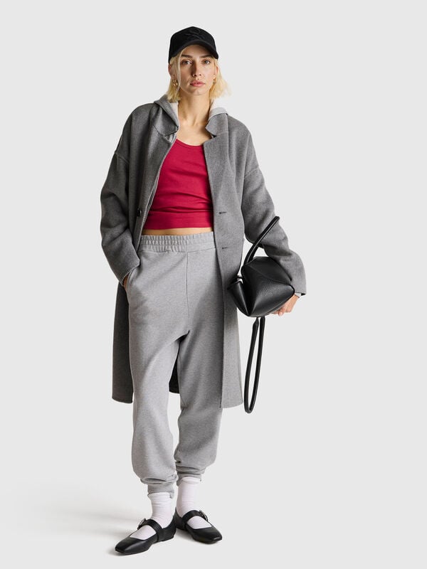 Pantalon de jogging en pur coton Femme