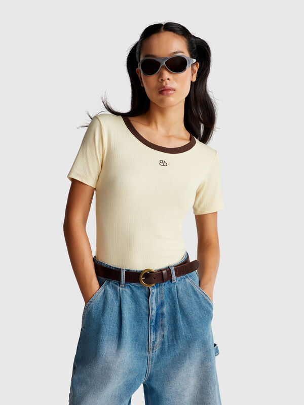 T-shirt dos ouvert Femme