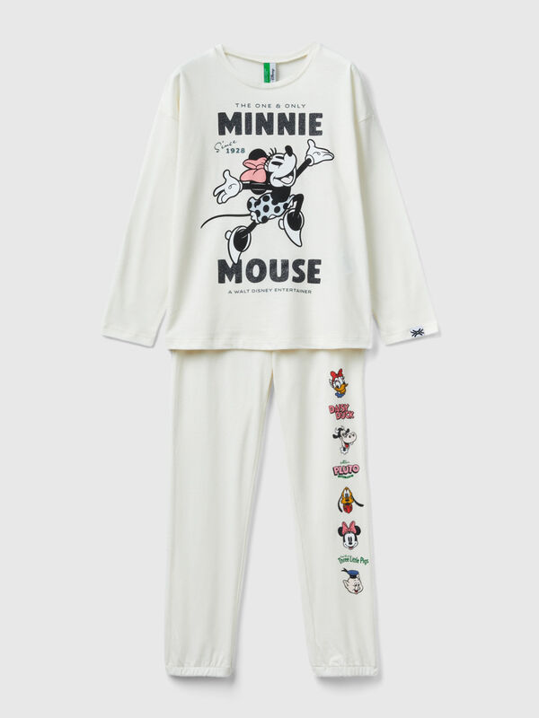 Pyjama t-shirt manches courtes bébé fille rose Disney Minnie Mouse 18 m