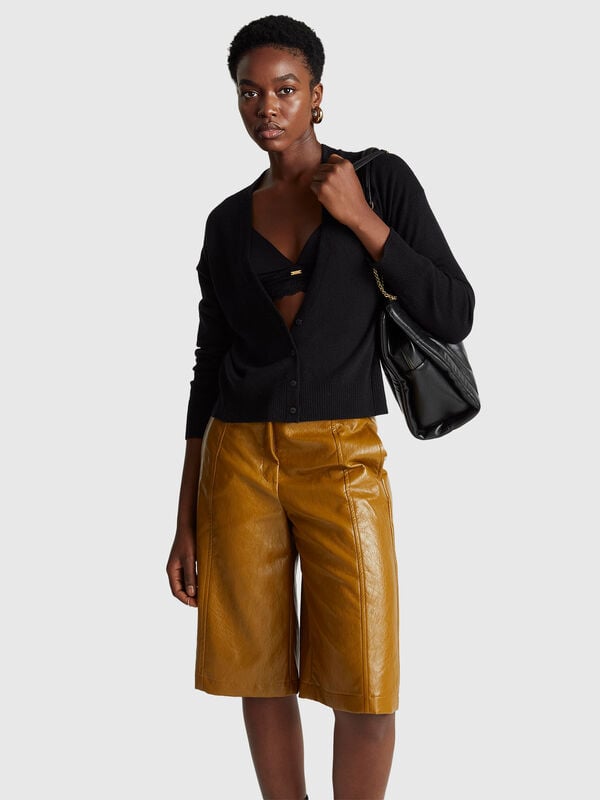 Cardigan en mélange de cachemire Femme