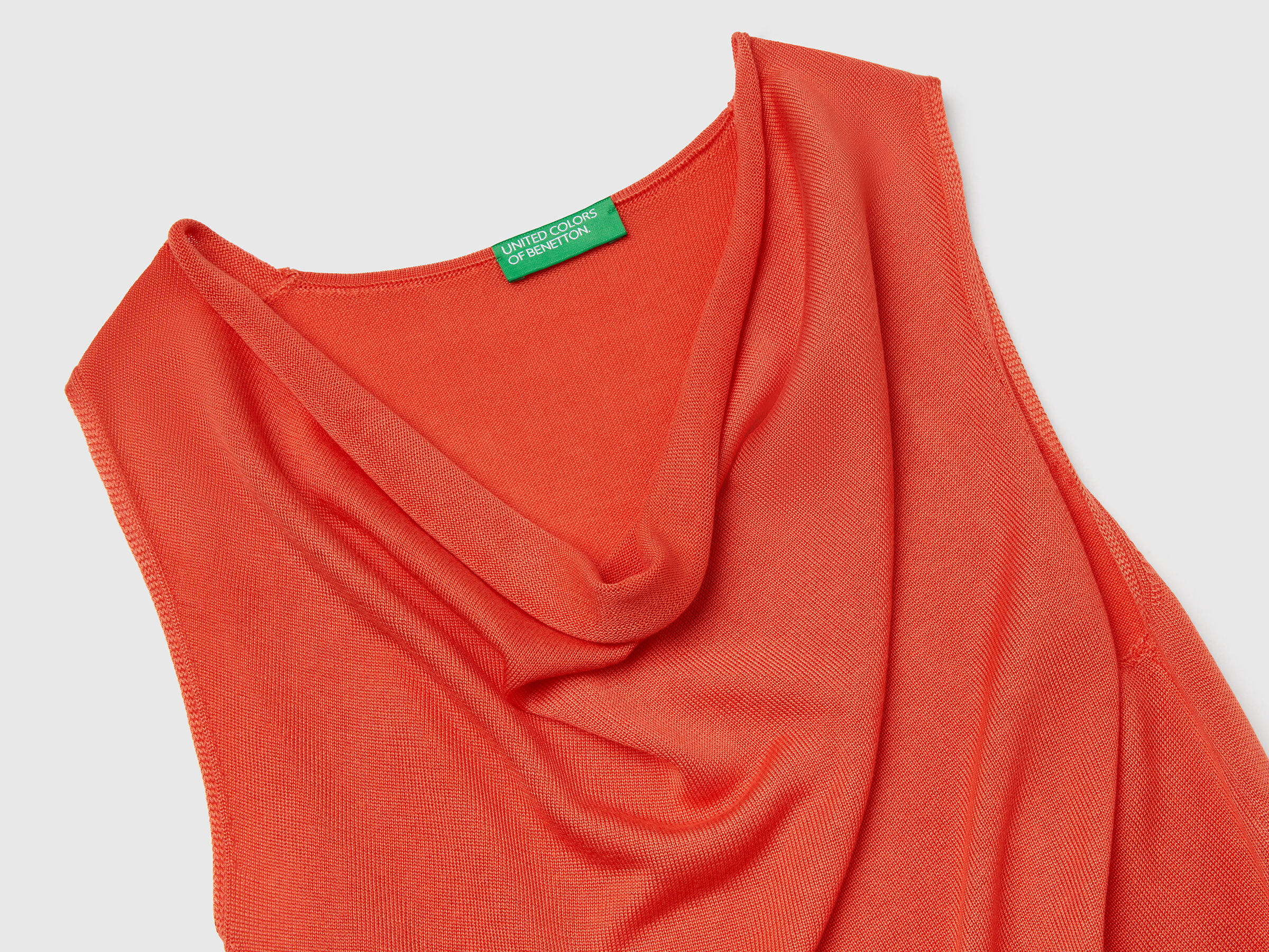 SLEEVELESS SWEATER Femme image number 5
