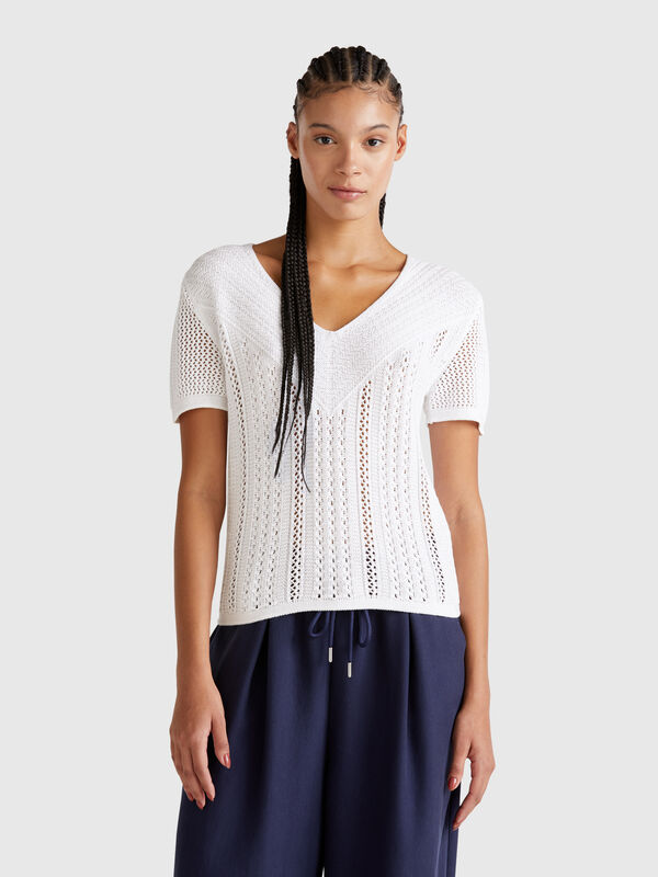 Pull ajouré Femme