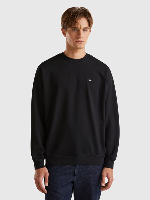 Sweat avec patch logo Homme