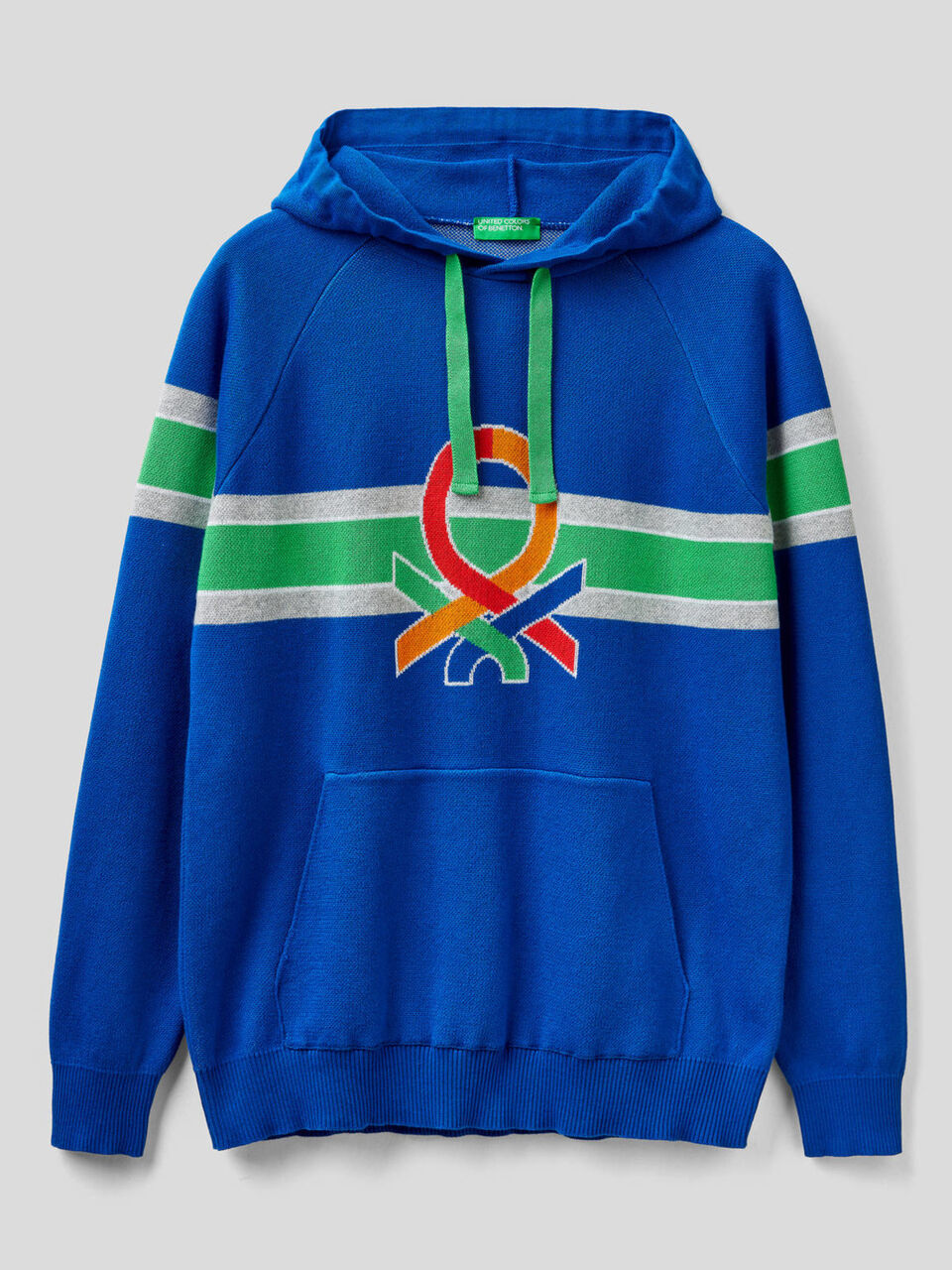 Pull à capuche et logo multicolore image number 1