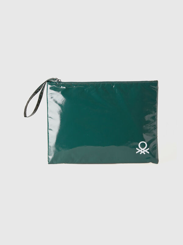 Grande pochette à logo