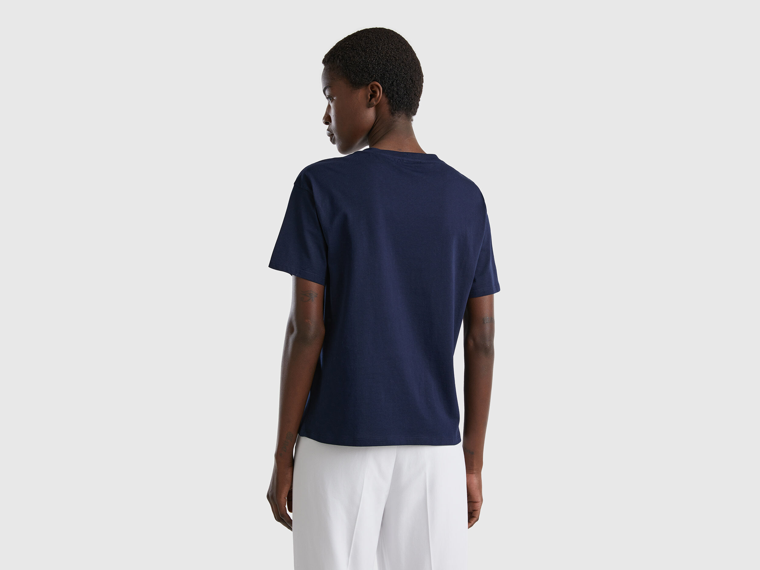 Tee shirt benetton femme sales