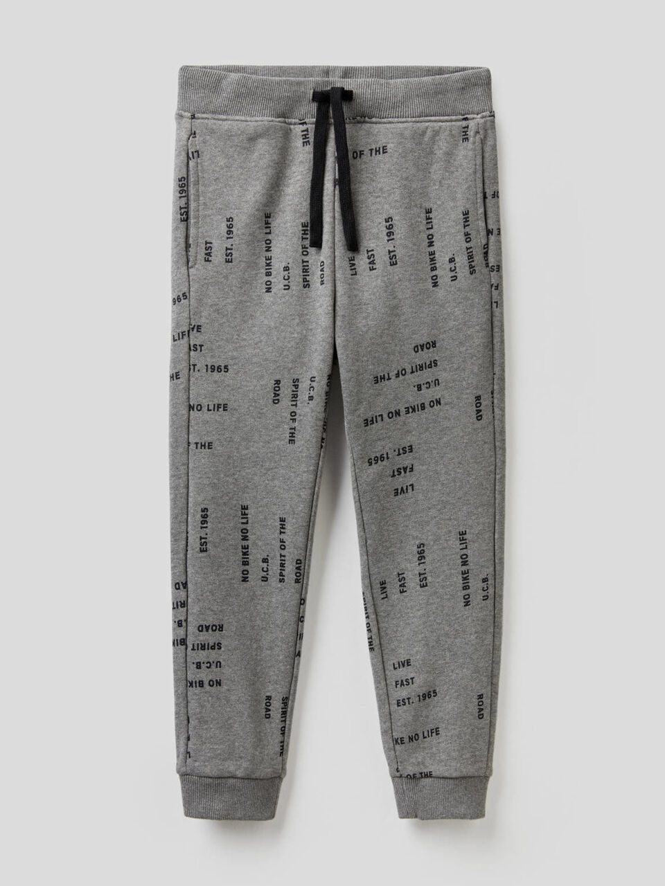 Pantalon en molleton imprimé fantaisie image number 1