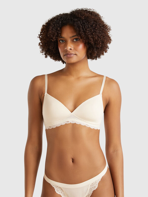 Soutien-gorge rembourré en Modal® stretch Femme