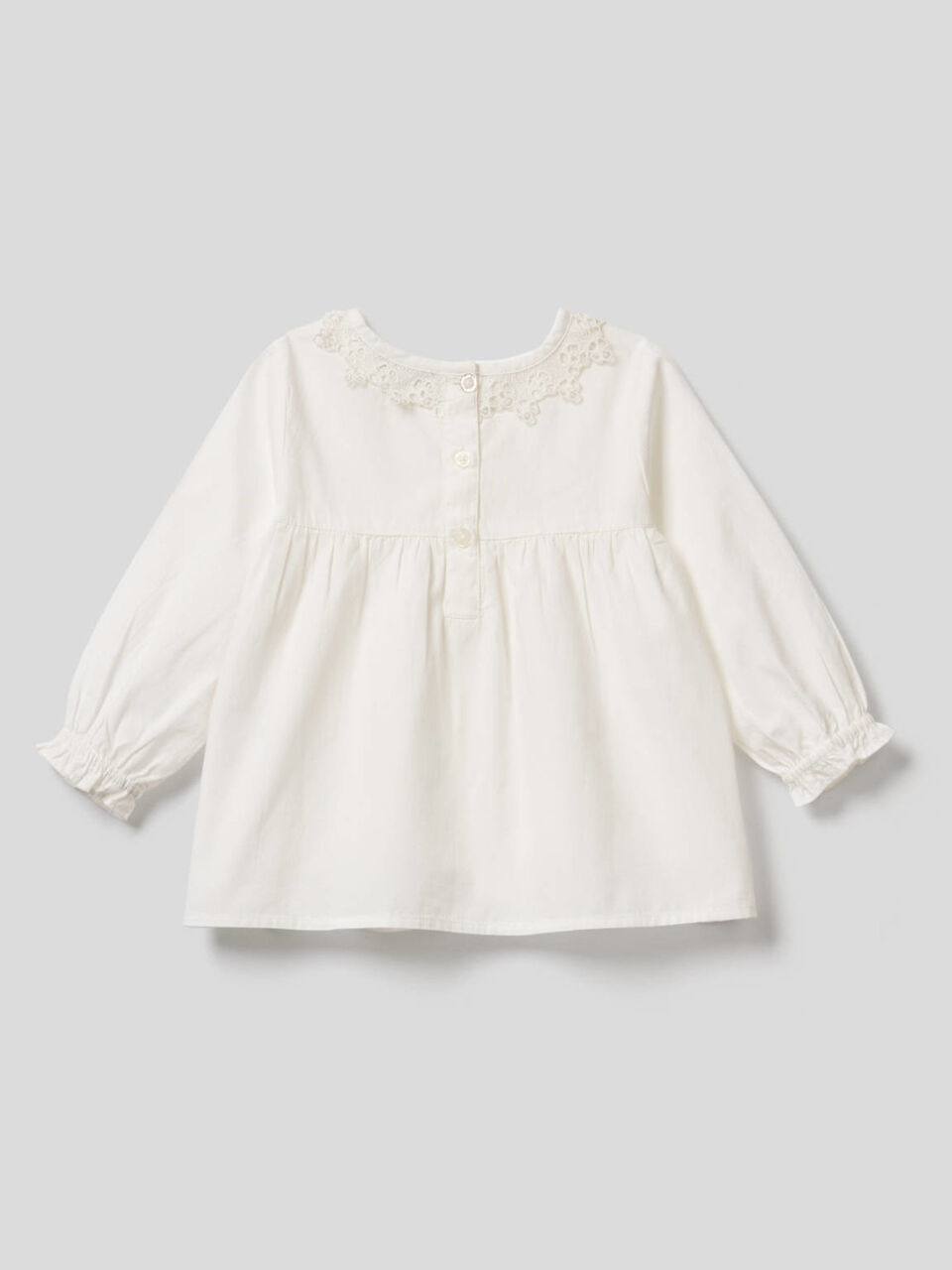 Blouse 100% coton avec col en dentelle image number 2