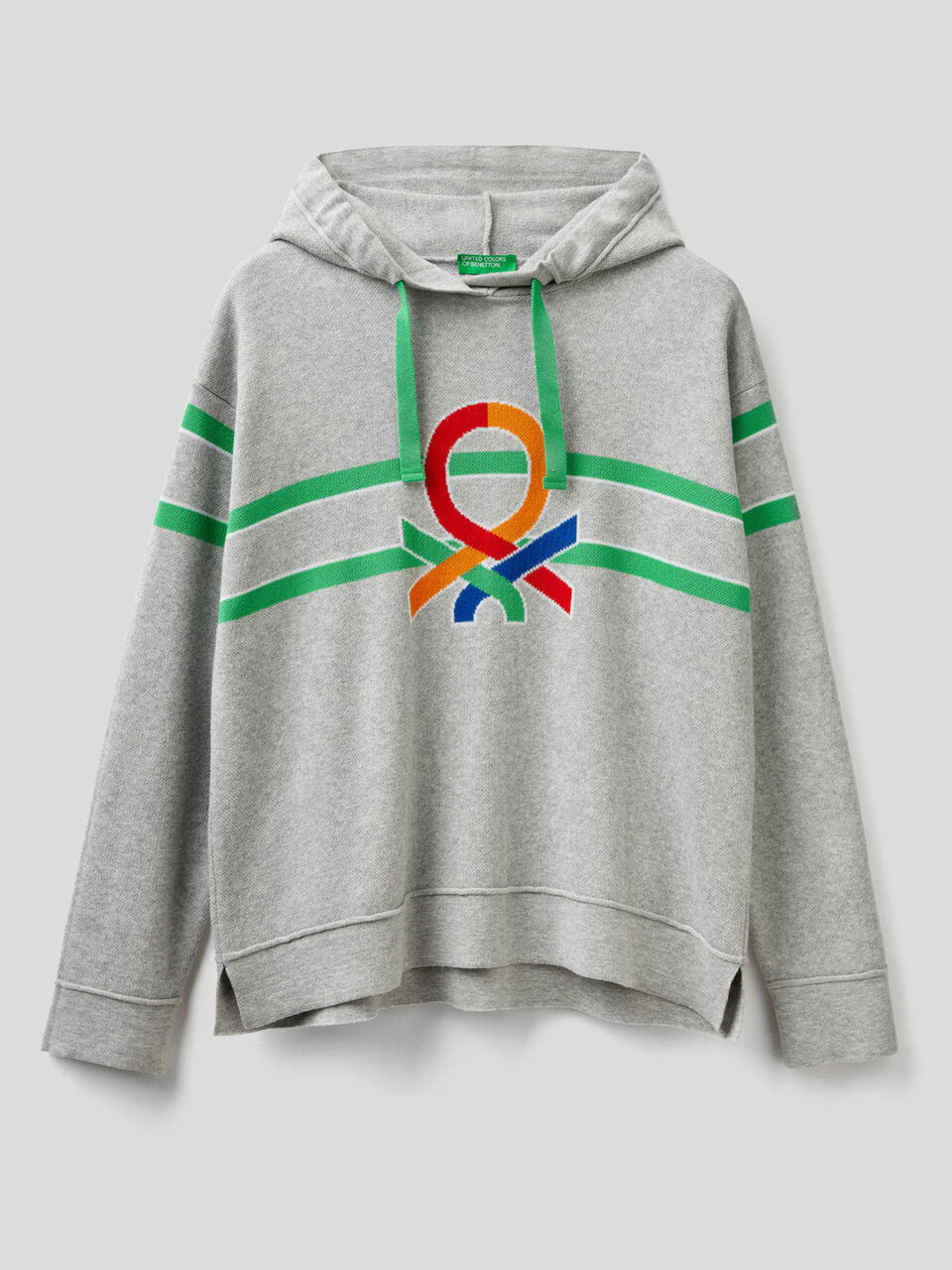 Pull en coton avec capuche image number 1