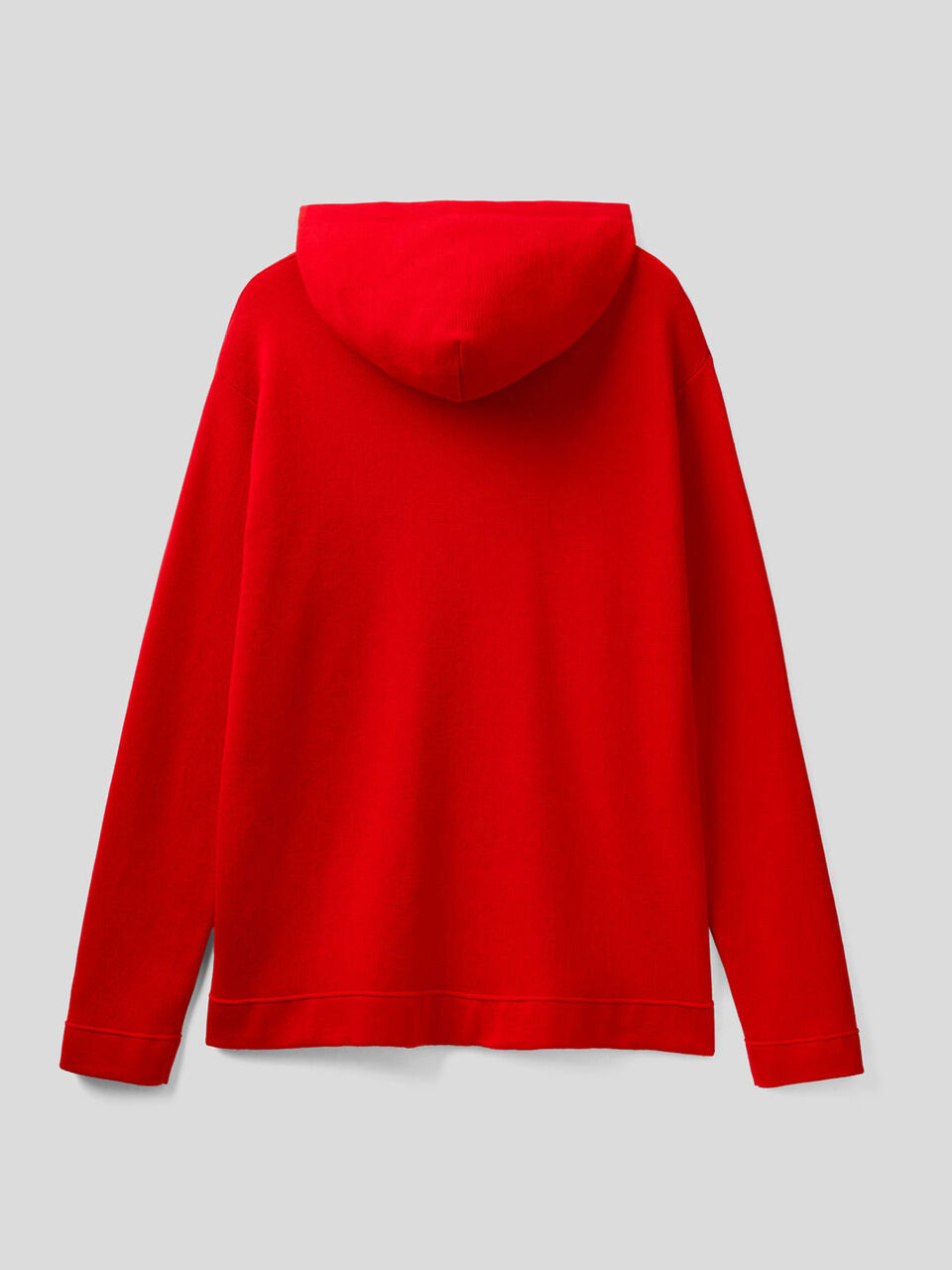 Pull en coton tricot à capuche image number 2