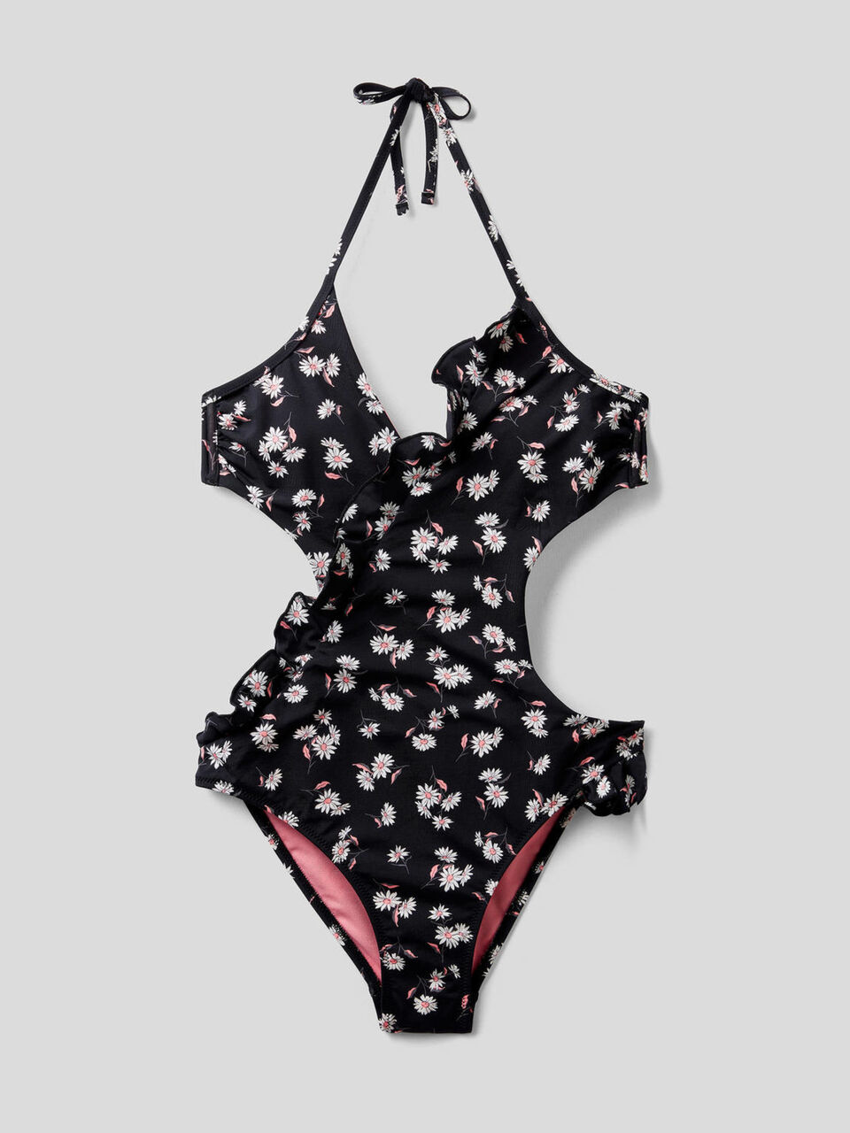 Maillot trikini à motif à fleurs image number 1