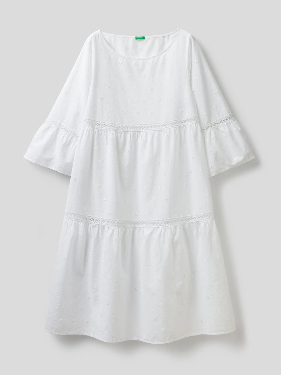 Robe en broderie anglaise de pur coton image number 1