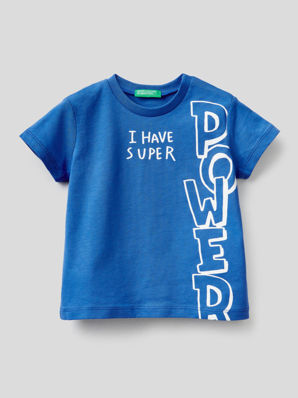 T-shirt en coton avec slogan image number 1