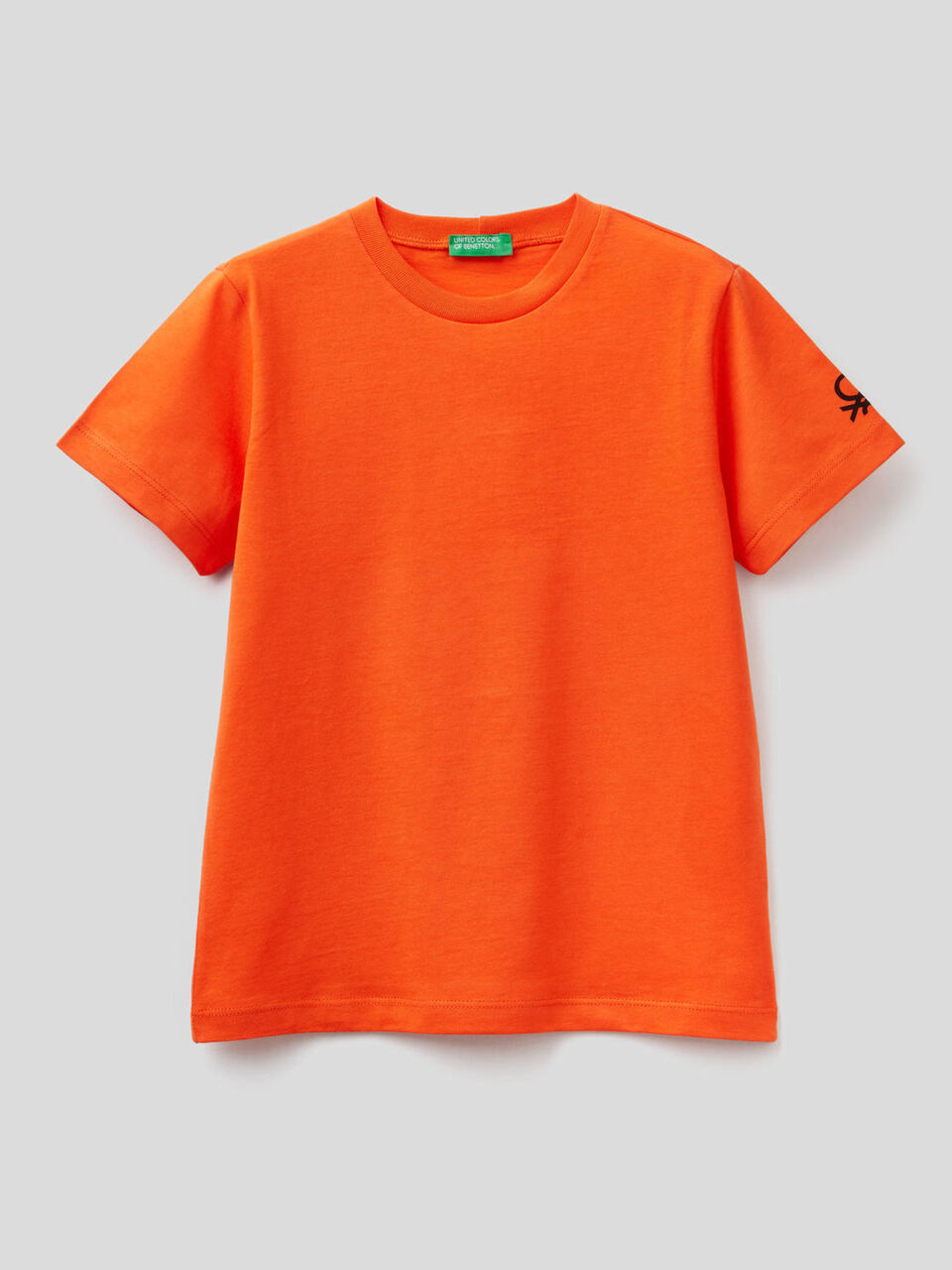 T-shirt en coton bio avec logo imprimé image number 1