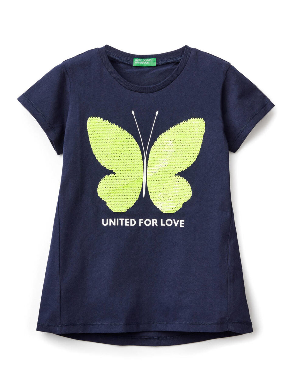 T-shirt en coton avec paillettes image number 1